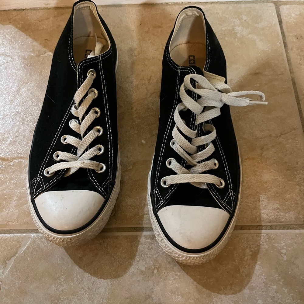 Black and White Converse